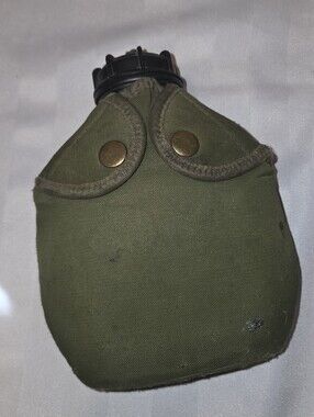 Vintage Military Water Canteen
